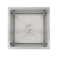 Кухонна мийка GAPPO GS4444 інтегрована 440x440 мм, нержавіюча сталь