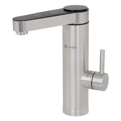 Проточник SDS-H9TC НЕРЖ. СТАЛЬ поворот. вилив. ступ. регул. темп. (3,3 кВт + датчик темп.) {10/1}