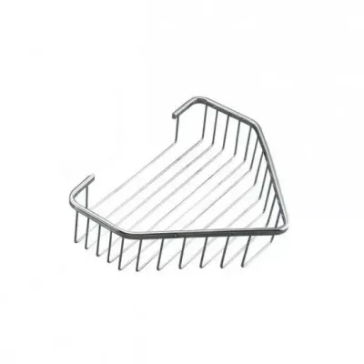 Полиця металева кутова Frap F335, 240х60 мм, хром