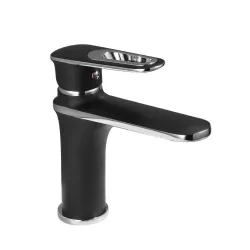 Змішувач для умивальника Frap F1049-6, чорний/хром Змішувач для умивальника Frap F1049-6, чорний/хром