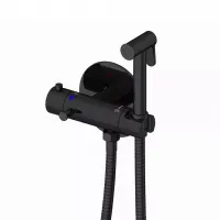 Гігієнічний душ GAPPO G7290-6 з термостатом та гачком, чорний Гігієнічний душ GAPPO G7290-6 з термостатом та гачком, чорний