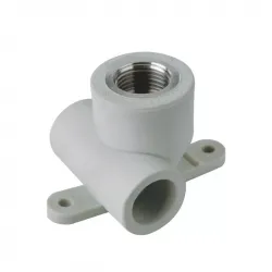 Трійник з внутрішньою різьбою ITAL 20 мм х 1/2" з настінним кріпленням