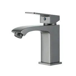 F1076-9 умивальник одноваж. литий вилив лат. корпус гайка ?35 (гангрей) {10/1}