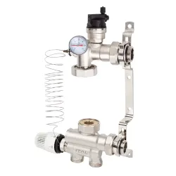 Насосно-змішувальний вузол для теплої підлоги ITAL MS1-C 1" x 1", нижне підключення Насосно-змішувальний вузол для теплої підлоги ITAL MS1-C 1" x 1", нижне підключення