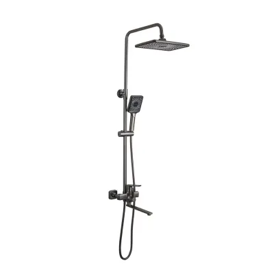 Душова система Frap F2471-9, вилив - перемикач на лійку, 3-функції Душова система Frap F2471-9, вилив - перемикач на лійку, 3-функції