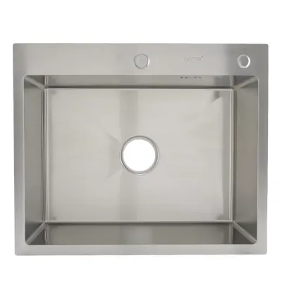 Кухонна мийка GAPPO GS6050 накладна 600x500 мм, нержавіюча сталь Кухонна мийка GAPPO GS6050 накладна 600x500 мм, нержавіюча сталь