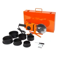 Апарат для зварювання пластикових труб WEZER CF-110-6, 1800Вт, насадки Ø75...110 Апарат для зварювання пластикових труб WEZER CF-110-6, 1800Вт, насадки Ø75...110