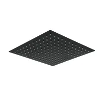 WKY-21-BLACK лійка душова стельова квад. 200*200мм нерж. сталь (чорна) WEZER {30/1}