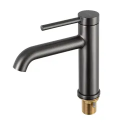 G1006-9 умивальник одноваж. кругл. вилив лат. гайка Ø35 (гангрей) {8/1} G1006-9 умивальник одноваж. кругл. вилив лат. гайка Ø35 (гангрей) {8/1}