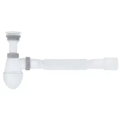 U1011 умивальник 1 1/4*32, різьб. випуск з пласт. сіткою, гофротруба 40*40/50 {45} U1011 умивальник 1 1/4*32, різьб. випуск з пласт. сіткою, гофротруба 40*40/50 {45}