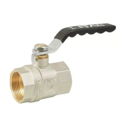 Кран кульовий ITAL PN25 1 1/4" вн.-вн., ручка, нікель