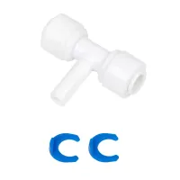 Фітинг трійник ITAL 1/4"Q x 1/4" N x 1/4"Q (кратно 10 шт) (ST005A)