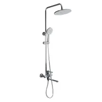 F2467 душ. система 3х функц. поворот. вилив лат. корпус Ø35 (хром)** {4} F2467 душ. система 3х функц. поворот. вилив лат. корпус Ø35 (хром)** {4}