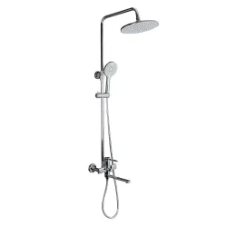 F2467 душ. система 3х функц. поворот. вилив лат. корпус Ø35 (хром)** {4} F2467 душ. система 3х функц. поворот. вилив лат. корпус Ø35 (хром)** {4}