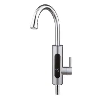 Проточник SDS-A14T НЕРЖ. СТАЛЬ поворот. вилив (3,3 кВт + датчик темп.) {10/1}