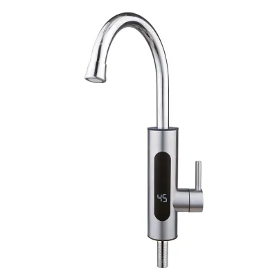 Проточник SDS-A14T НЕРЖ. СТАЛЬ поворот. вилив (3,3 кВт + датчик темп.) {10/1}