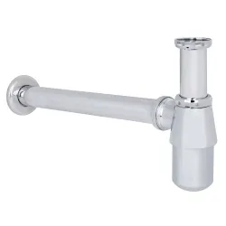 Сифон для раковини ITAL HF6002 під донний клапан, латунь, хром Сифон для раковини ITAL HF6002 під донний клапан, латунь, хром