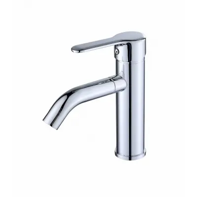 MLT-10302CR умивальник одноваж. лит. вилив ?35 БЕЗ ПІДВЕД, (хром) {10/1}