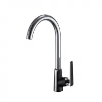 Змішувач для кухні Frap F4057, чорний/хром Змішувач для кухні Frap F4057, чорний/хром