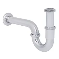 Сифон для раковини ITAL HF6030 під донний клапан, латунь, хром