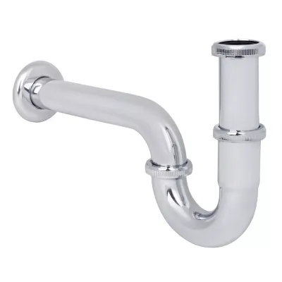 Сифон для раковини ITAL HF6030 під донний клапан, латунь, хром