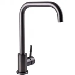 EKO4B-01-GUNGREY кухня одноваж. поворот. вилив нерж. сталь гайка ?35 (гангрей) {10/1} EKO4B-01-GUNGREY кухня одноваж. поворот. вилив нерж. сталь гайка ?35 (гангрей) {10/1}