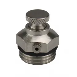 Кран Маєвського з мет. ручкою 1/2" нік. KARRO (KR85010) {50}