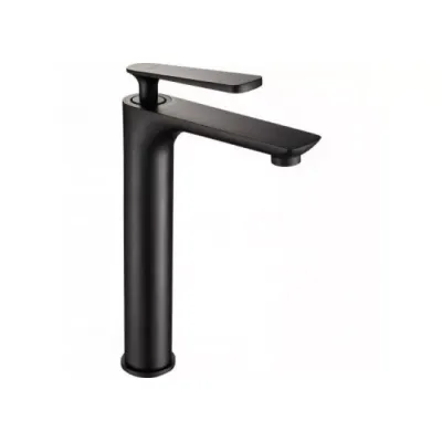 Змішувач для умивальника Frap F1052-57 високий, чорний