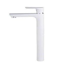 Змішувач для умивальника GAPPO G1048-2, білий/хром Змішувач для умивальника GAPPO G1048-2, білий/хром