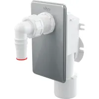 APS3 Сифон для пральної машинки хром під штукатурку {40}