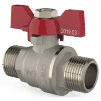 Кран кульовий V&G Optima    3/4" ЗЗ (червоний метелик) {18}