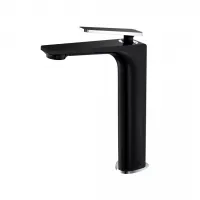Змішувач для умивальника Frap F1057-2 високий, чорний/хром Змішувач для умивальника Frap F1057-2 високий, чорний/хром
