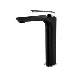 Змішувач для умивальника Frap F1057-2 високий, чорний/хром Змішувач для умивальника Frap F1057-2 високий, чорний/хром