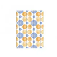 Шторка для ванної і душа Frap F8804, поліетилен, 180 x180 см, жовтий