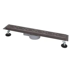 Душовий трап ITAL IT03-FT01/800G, 800 мм, нержавіюча сталь, збройова сталь