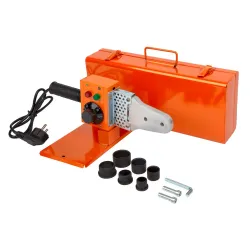 Зварювальний комплект для паяння труб WEZER CF-32-1, 600Вт, насадки Ø20...32 Зварювальний комплект для паяння труб WEZER CF-32-1, 600Вт, насадки Ø20...32