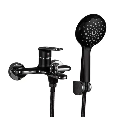 Змішувач для ванни Frap F3249-6, чорний/хром