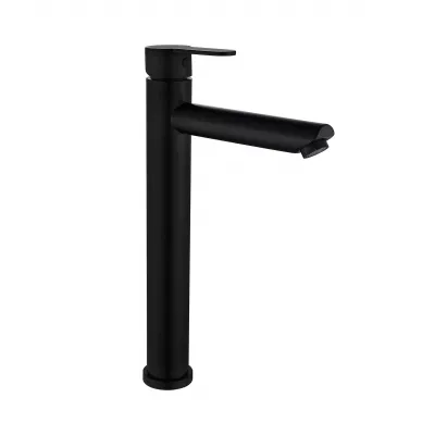 Змішувач для умивальника Frap F10801-62 високий, чорний Змішувач для умивальника Frap F10801-62 високий, чорний