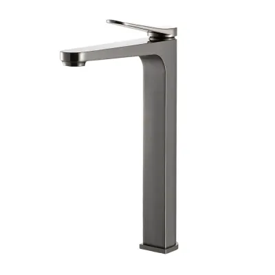 G1010-29 умивальник високий одноваж. лит. вилив лат. гайка ?35 (гангрей) {8/1}