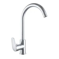 VRL419-11 кухня одноваж. поворот. вилив сплав гайка ?35 (хром) {10/1}