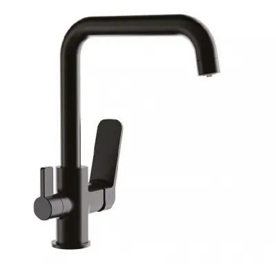 Змішувач для кухні Frap F4362 на дві води, чорний