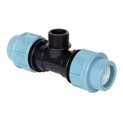 Трійник ПЕ із зовнішньою різьбою ITAL 20 мм х 3/4"