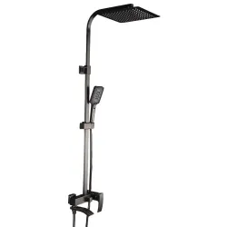 Душевая система GAPPO G2407-9, поворотный излив - переключатель на лейку, 3 режима Душевая система GAPPO G2407-9, поворотный излив - переключатель на лейку, 3 режима