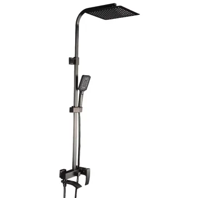 Душевая система GAPPO G2407-9, поворотный излив - переключатель на лейку, 3 режима