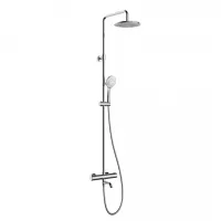Душова система з термостатом GAPPO G2490, вилив - перемикач на лійку, хром