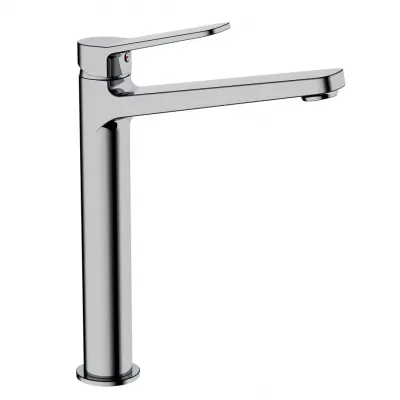 Змішувач для умивальника Frap F1061-2 високий, хром Змішувач для умивальника Frap F1061-2 високий, хром