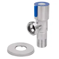 SOL22B-18-BLUE кран приладовий 1/2"X3/4" синя ручка блістер нерж. {50/1-120}