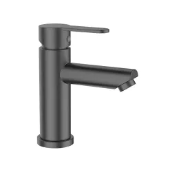 EKO1A-09-GUNGREY умивальник одноваж. лит. вилив нерж. сталь гайка ?35 (гангрей) {10/1}