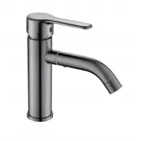 MLT-10301GG умивальник одноваж. лит. вилив ?35 З ПІДВЕД. (гангрей) {10/1}