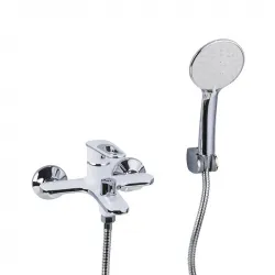 Змішувач для ванни Frap F3249, білий/хром